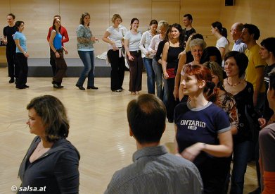 Salsa-Kongress 2006 in Innsbruck: Workshop mit Benno & Sanja (anklicken zum Vergr�ssern - click to enlarge)